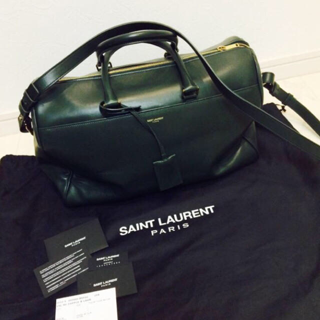 Saint Laurent - サンローラン ダッフル グリーンの通販 by S｜サン ...