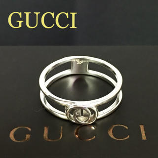 グッチ(Gucci)の新品仕上 グッチ  インターロッキング Ｇロゴ リング 指輪 シルバー 18号(リング(指輪))