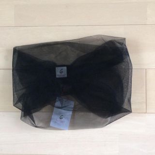 ビューティアンドユースユナイテッドアローズ(BEAUTY&YOUTH UNITED ARROWS)の 新品　タグ付き　ROKU チュールベルト TULLE BELT ブラック　36(ベルト)