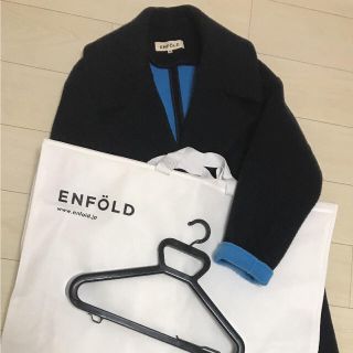 エンフォルド(ENFOLD)の【saesae様お取り置き】エンフォルド 美品 リバーウールロングコート(ロングコート)