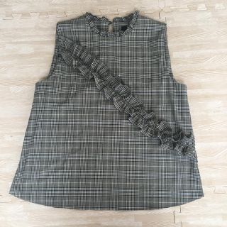 ザラ(ZARA)のZARA チェックトップス(シャツ/ブラウス(半袖/袖なし))