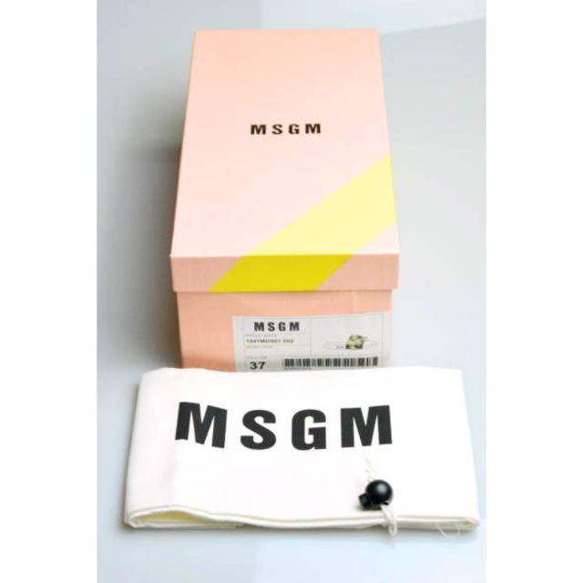 MSGM(エムエスジイエム)の即納 新品 MSGMエムエスジーエム バロックフラワーサンダル35 22cm レディースの靴/シューズ(サンダル)の商品写真