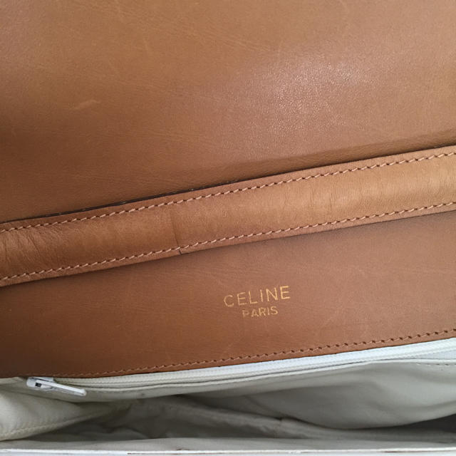 celine(セリーヌ)のオールドセリーヌ ショルダーバック ホワイト レディースのバッグ(ショルダーバッグ)の商品写真