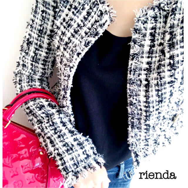 rienda(リエンダ)のrienda♡ツイードジャケット♡ レディースのジャケット/アウター(ノーカラージャケット)の商品写真