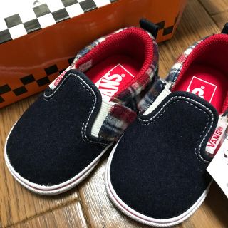 ヴァンズ(VANS)の《再値下げ》新品！VANSスリッポン 子供用（13㎝）(スリッポン)