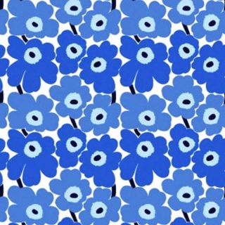 マリメッコ(marimekko)の●marimekko SALE●コットン生地 mini UNIKKO  ブルー(その他)