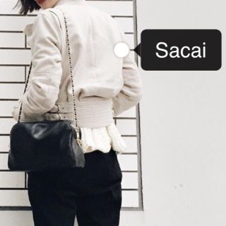 サカイ(sacai)の【m様専用】sacai サカイ ニット切替ブルゾン ライダース ジャケット(ライダースジャケット)