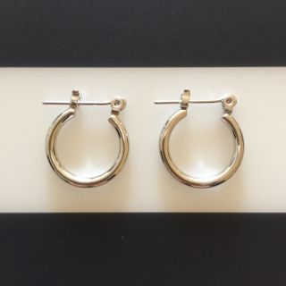 16mmシルバーピアス1ペア(ピアス(片耳用))