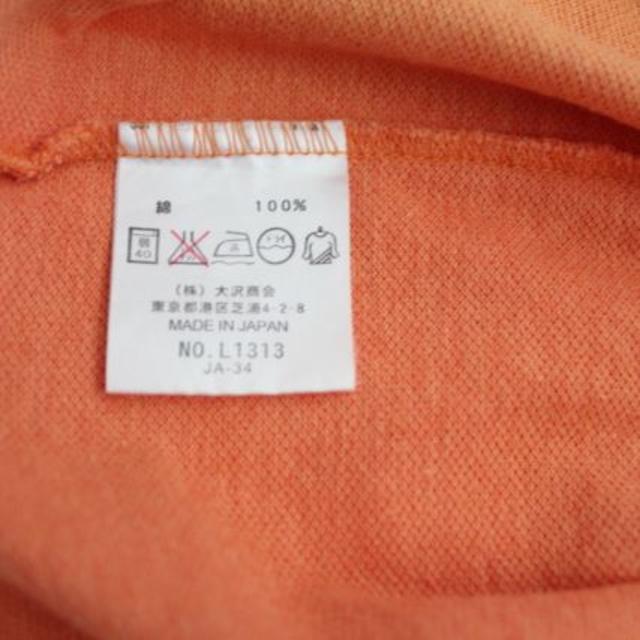 LACOSTE(ラコステ)のラコステ　ポロシャツ　長袖　オレンジ　古着　L1313　杢 メンズのトップス(ポロシャツ)の商品写真