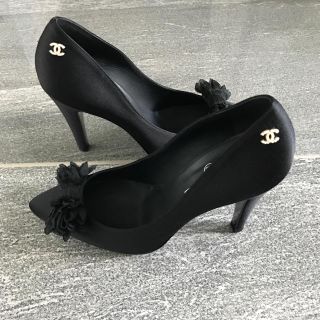 シャネル(CHANEL)の新品 CHANEL パンプス サテン (ハイヒール/パンプス)