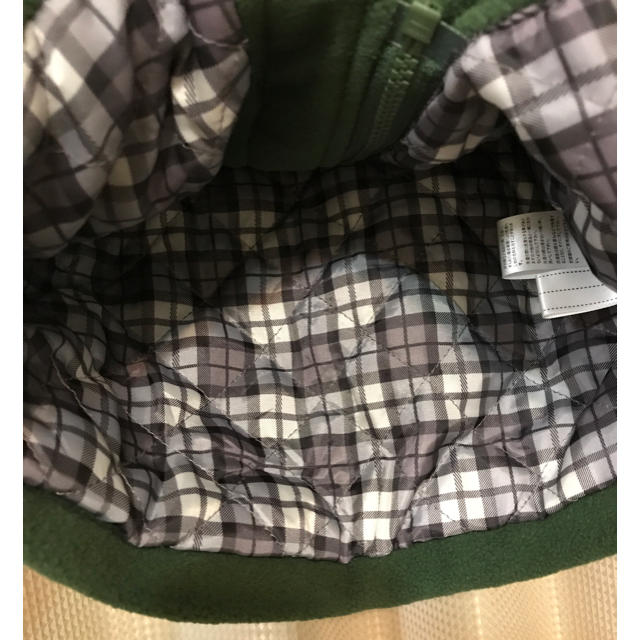 グリーン♡ダッフルコート90美品 キッズ/ベビー/マタニティのキッズ服男の子用(90cm~)(コート)の商品写真