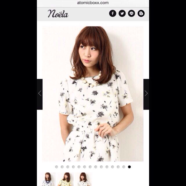 Noela(ノエラ)の美人百花♡noela♡デイジー柄ブラウス レディースのトップス(シャツ/ブラウス(半袖/袖なし))の商品写真