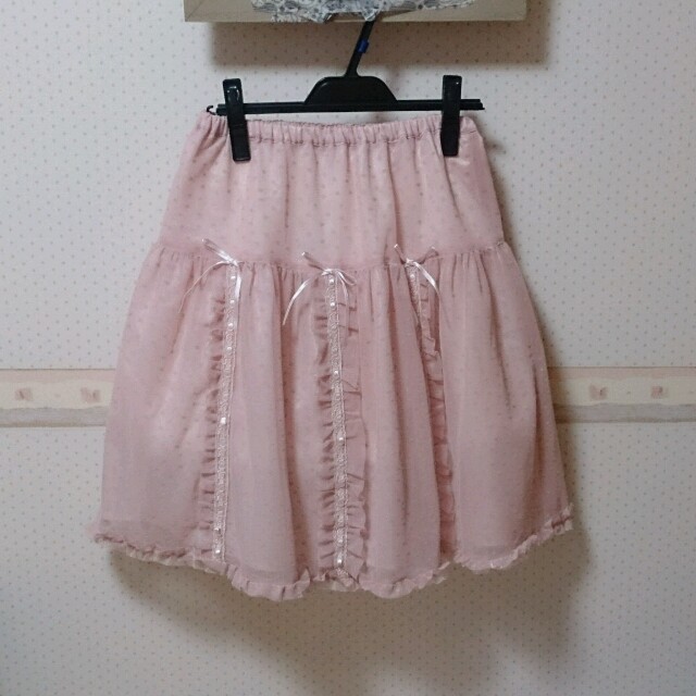 Emily Temple cute(エミリーテンプルキュート)のさりげなくドット模様のスカート レディースのスカート(ひざ丈スカート)の商品写真
