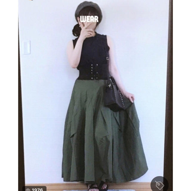 antiqua(アンティカ)のantipua黒のロングスカート♡新品 レディースのスカート(ロングスカート)の商品写真