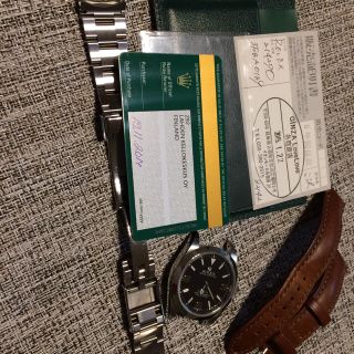 ロレックス(ROLEX)のロレックスエクスプローラ 214270 ブラックアウト保証あり(腕時計(アナログ))