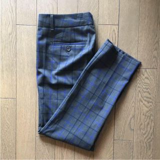 ギャップ(GAP)のGAP チェック柄パンツ(クロップドパンツ)