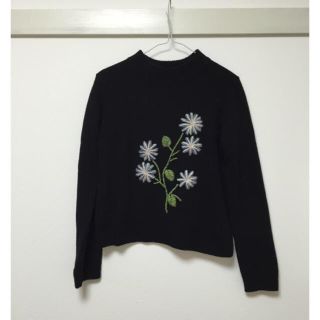 ドットアンドストライプスチャイルドウーマン(Dot&Stripes CHILDWOMAN)のchild woman 刺繍ニット(ニット/セーター)