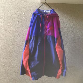 ナイキ(NIKE)のNIKE vintage90's Nylon Jackets L 銀タグ  (ナイロンジャケット)