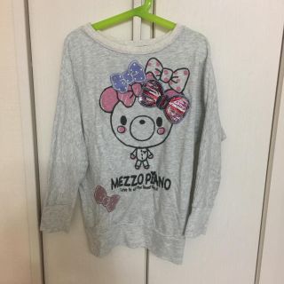 メゾピアノジュニア(mezzo piano junior)のメゾピアノ♡ドルマン長Tシャツ中古(Tシャツ/カットソー)