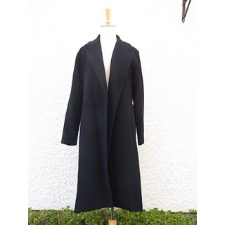 リステア(RESTIR)の【リステア】超美品・黒ロングコート　38・送料込(ロングコート)