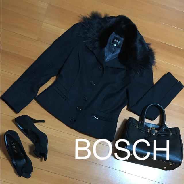 BOSCH(ボッシュ)のBOSCH 上質な素材の3wayジャケットコート アンタイトル クードシャンス  レディースのジャケット/アウター(テーラードジャケット)の商品写真