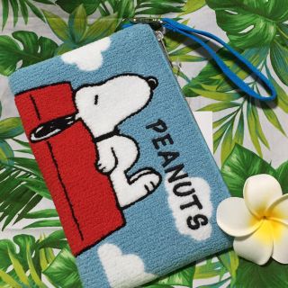 スヌーピー(SNOOPY)の新品＊タグ付き スヌーピ さがら 刺繍ポーチ(ポーチ)