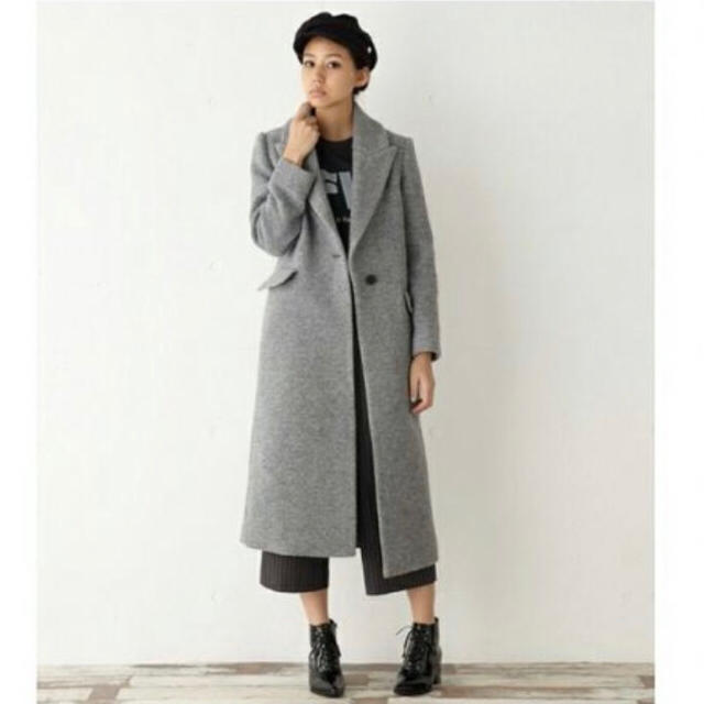 MOUSSY マウジー コクーンシルエットコート チェスターコート グレー M MOUSSY マウジー コクーンシルエットコート チェスターコート グレー M