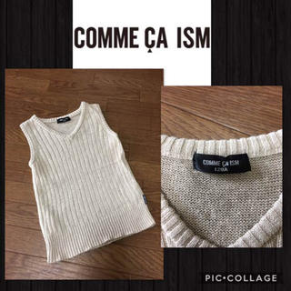 コムサイズム(COMME CA ISM)のコムサイズム  ベスト ニット春夏物 120 販売価格¥3714+税(ニット)