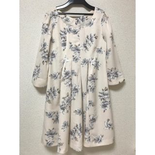 ミッシュマッシュ(MISCH MASCH)のミッシュマッシュ 七分袖花柄ワンピース(ひざ丈ワンピース)