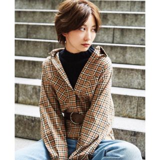 マウジー(moussy)のマウジー moussy CLASSIC CHECK BIG SHIRT  新品 (シャツ/ブラウス(長袖/七分))