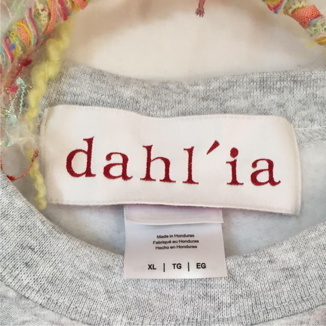 Dahlia(ダリア)のmako様専用＊1度着用＊ダリア dahi'la パッチワークスウェット レディースのトップス(トレーナー/スウェット)の商品写真