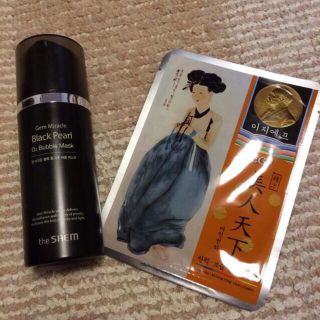 ザセム(the saem)のセム☆ブラックパールバブルマスク(その他)