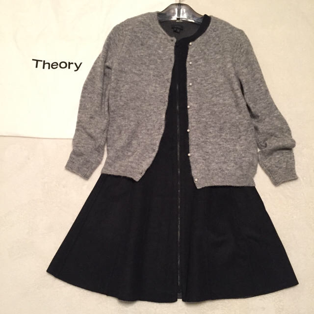 theory(セオリー)のTheory❤️ウール ジップワンピース レディースのワンピース(ひざ丈ワンピース)の商品写真