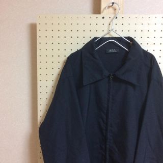 アーペーセー(A.P.C)のA.P.C. フランス製 ビンテージ スウィングトップ 黒 ビッグシルエット(ブルゾン)