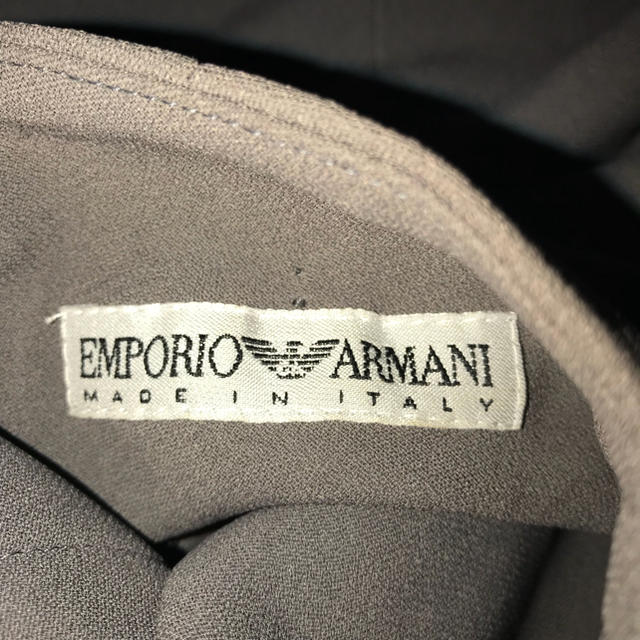 Emporio Armani(エンポリオアルマーニ)のエンポリオアルマーニ♡スタンドカラージャケット♡グレー レディースのジャケット/アウター(テーラードジャケット)の商品写真