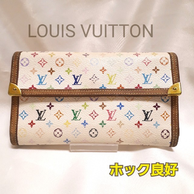 LOUIS VUITTON(ルイヴィトン)の人気のルイヴィトン マルチカラー✨ 三つ折り長財布 レディースのファッション小物(財布)の商品写真