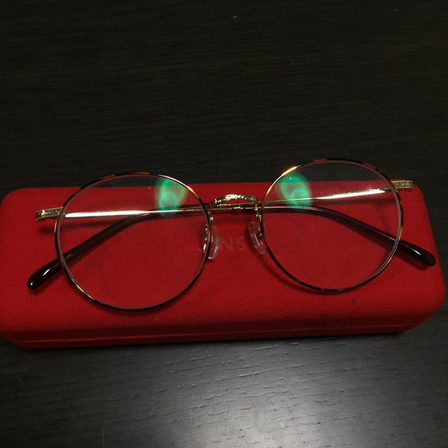 JINS(ジンズ)のJINS 度入り 丸眼鏡 レディースのファッション小物(サングラス/メガネ)の商品写真
