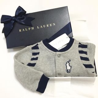 ラルフローレン(Ralph Lauren)の新品 ラルフローレン 9M/75 足カバー付き 裏起毛カバーオール(カバーオール)