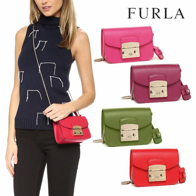 Furla(フルラ)の【FURLA】 フルラ メトロポリス 【ブラック】アクセサミニクロスボディ XS レディースのバッグ(ショルダーバッグ)の商品写真