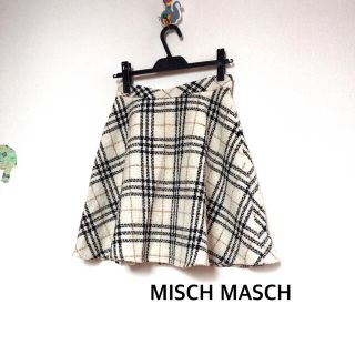 ミッシュマッシュ(MISCH MASCH)のミッシュマッシュ ツイードチェックスカート(ひざ丈スカート)