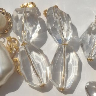 clear earrings(イヤリング)