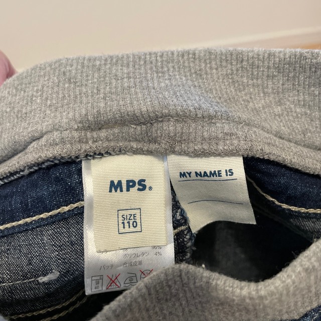 MPS(エムピーエス)のMPS パンツ　110cm デニム キッズ/ベビー/マタニティのキッズ服女の子用(90cm~)(パンツ/スパッツ)の商品写真