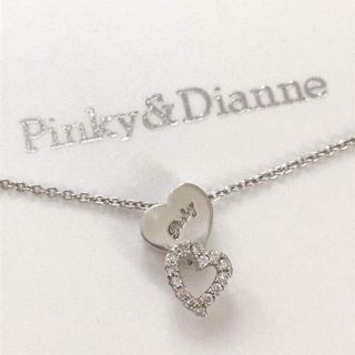 ピンキーアンドダイアン(Pinky&Dianne)のPinky＆Dianne♡K18WGダイヤモンドネックレス(ネックレス)