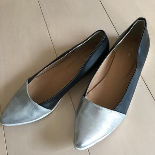 インディヴィ(INDIVI)のa.v.v フラットシューズ パンプス Ｌ 24.0-24.5cm(バレエシューズ)