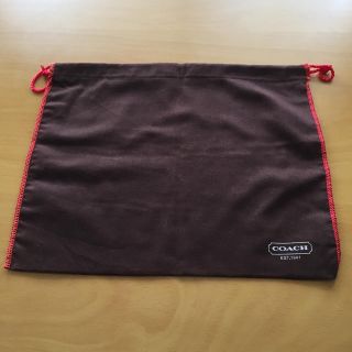 コーチ(COACH)のCOACH  巾着袋  保存袋  35cm×28cm ◎(ショップ袋)