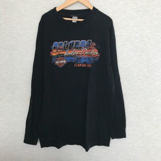 ハーレーダビッドソン(Harley Davidson)のUSA古着 ハーレーダビッドソン  ロングTシャツ【L】(Tシャツ/カットソー(七分/長袖))