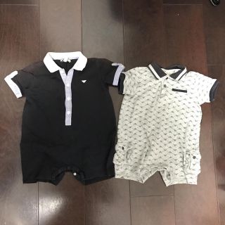 アルマーニ ジュニア(ARMANI JUNIOR)のアルマーニ ロンパース 2枚セット(ロンパース)