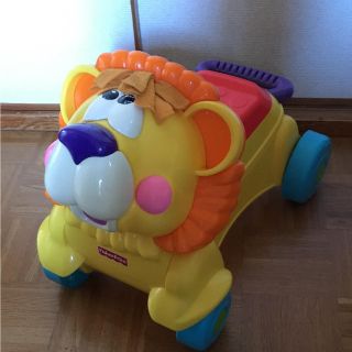 フィッシャープライス(Fisher-Price)の送料込 フィッシャープライス ライオン(手押し車/カタカタ)