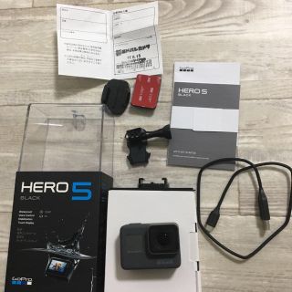 ゴープロ(GoPro)のgoproHERO BLACK 5 ゴープロ5 ほぼ新品 保証あり (ビデオカメラ)