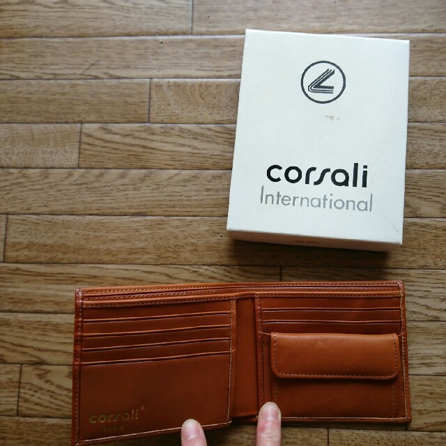 財布  牛革  corsali PARIS  メンズのファッション小物(折り財布)の商品写真